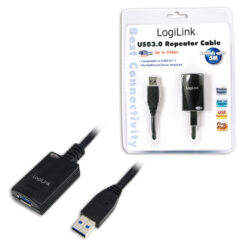 LogiLink 5.0m USB 3.0 M/F USB-kabel USB 3.2 Gen 1 (3.1 Gen 1) 5 m USB A 5 Gbit/s Zwart - Afbeelding 3