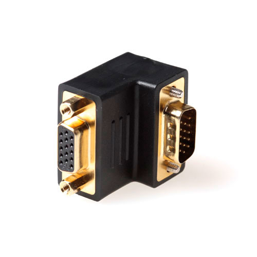 ACT Haakse adapter VGA male naar female - Afbeelding 2