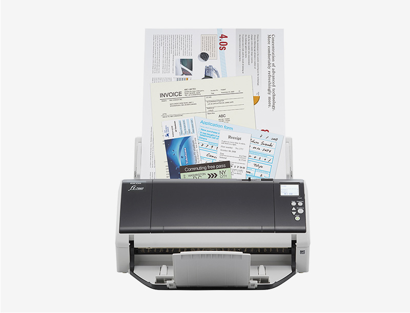 Ricoh fi-7460 ADF-/handmatige invoer scanner 600 x 600 DPI A3 Grijs, Wit - Afbeelding 3