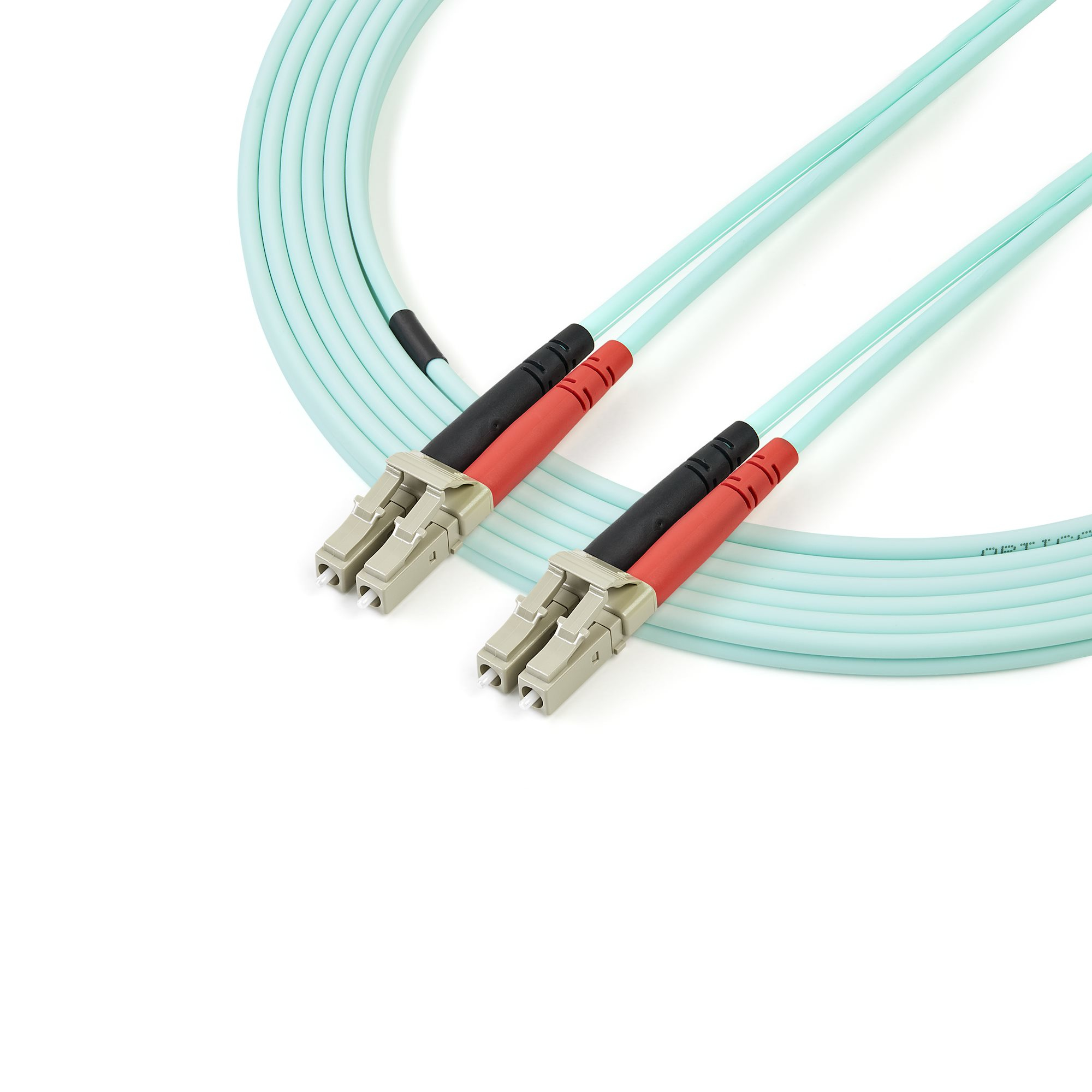 StarTech.com 5m LC/UPC naar LC/UPC OM3 Multimode Glasvezel Netwerkkabel, Full Duplex 50/125µm Zipcord Fiber, 100G Netwerken, LOMMF/VCSEL, <0.3dB Low Insertion Loss, LSZH Fiber Optic Patch Kabel - Afbeelding 4