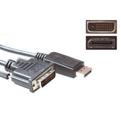 ACT Verloopkabel DisplayPort male naar DVI male 3,00 m