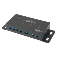 LogiLink UA0149 interface hub 5000 Mbit/s Grijs - Afbeelding 2