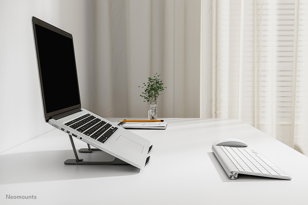 Neomounts NSLS085GREY Laptopstandaard 10-17" - opvouwbaar - compact - universeel - Afbeelding 9