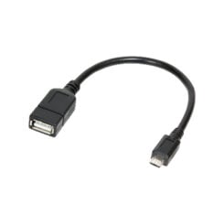 LogiLink AA0035 USB-kabel USB 2.0 0,2 m Micro-USB B USB A 0,48 Gbit/s Zwart