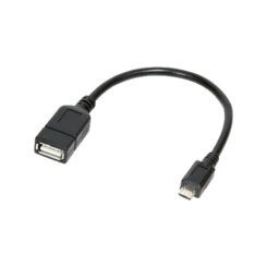 LogiLink AA0035 USB-kabel USB 2.0 0,2 m Micro-USB B USB A 0,48 Gbit/s Zwart - Afbeelding 2