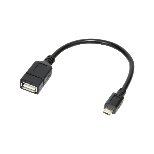LogiLink AA0035 USB-kabel USB 2.0 0,2 m Micro-USB B USB A 0,48 Gbit/s Zwart - Afbeelding 2
