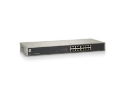 LevelOne GSW-1657 netwerk-switch Unmanaged Gigabit Ethernet (10/100/1000) Zwart, Grijs