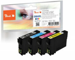 Peach PI200-988 inktcartridge 3 stuk(s) Origineel Hoog (XL) rendement Zwart, Cyaan, Magenta, Geel - Afbeelding 2