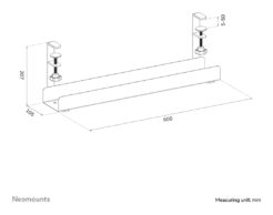 Neomounts ADS07-121BL Kabelgoot - klembevestiging - universeel - Afbeelding 10