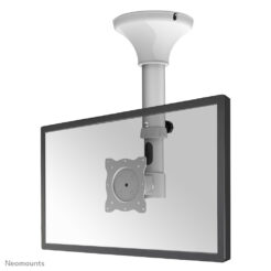 Neomounts FPMA-C025SILVER Monitor/TV-beugel plafond 10-30" - h 37-47 cm - kantelbaar