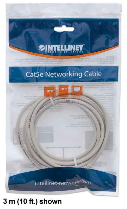Intellinet 334129 netwerkkabel Grijs 3 m Cat6 U/UTP (UTP) - Afbeelding 3