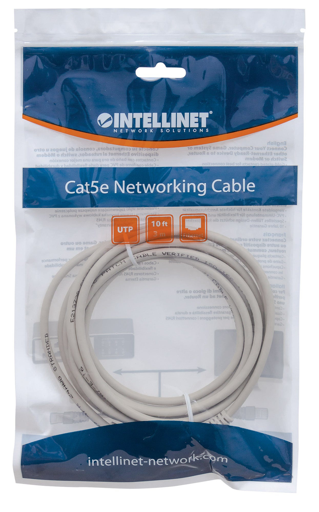 Intellinet 15m Cat6 netwerkkabel Grijs U/UTP (UTP) - Afbeelding 5