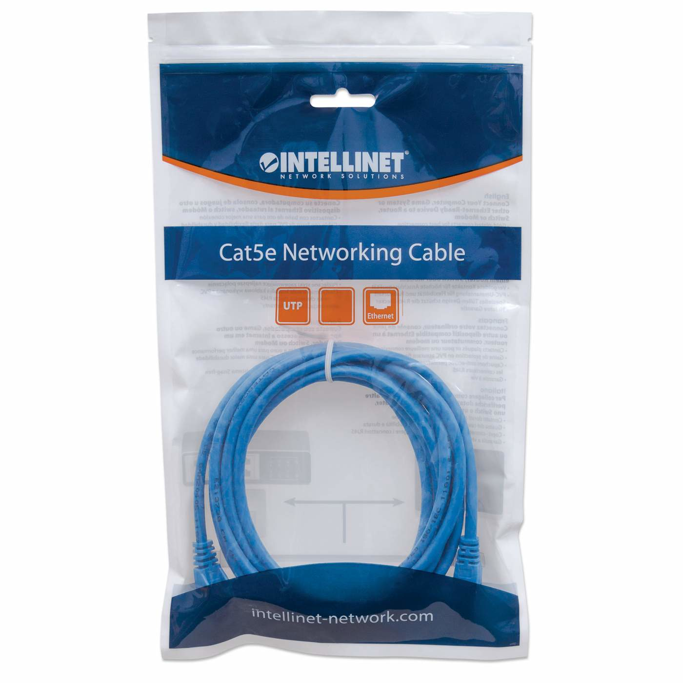 Intellinet 342568 netwerkkabel Blauw 0,5 m Cat6 U/UTP (UTP) - Afbeelding 3