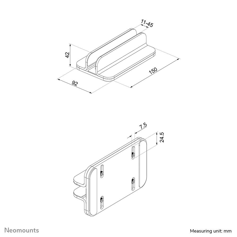Neomounts NSLS300 Laptophouder 11-17" - universeel - Afbeelding 10