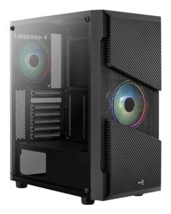 Aerocool Menace Saturn RGB Midi Tower Zwart