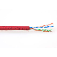 ACT CAT6A U/UTP PVC patch 305 m rood