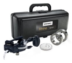 DYMO RHINO M1011 Industriële Lettertang labelmakertool | met aluminium en roestvrijstalen labels | | Duurzame draagtas | Ideaal voor doe-het-zelf en constructie