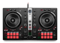 Hercules INPULSE 300 MK2 Vinyl-scratcher Zwart, Rood - Afbeelding 2