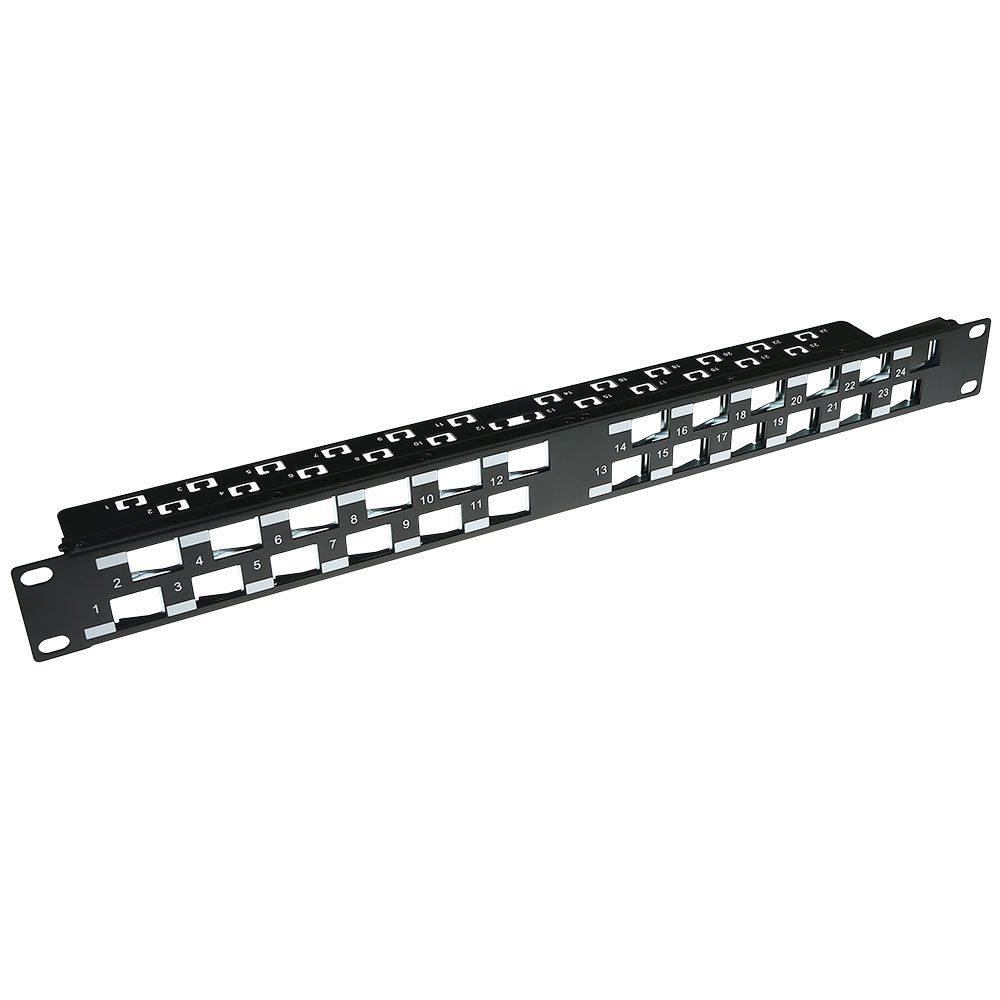 ACT Patchpanel unloaded 24 poorten 45°