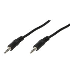 LogiLink 3.5mm - 3.5mm, 5m audio kabel Zwart