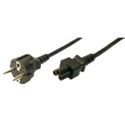 LogiLink CP093 electriciteitssnoer Zwart 1,8 m C5 stekker CEE7/7 - Afbeelding 2