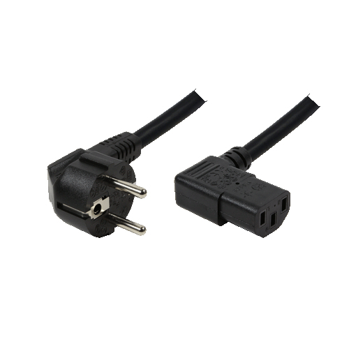 LogiLink Swiss-IEC - IEC-C13, 2m Zwart C13 stekker - Afbeelding 2