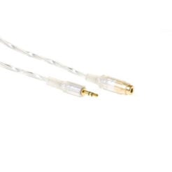 ACT 5 meter High quality audio aansluitkabel 1x 3.5mm stereo jack male - 1x 3.5mm stereo jack female - Afbeelding 2