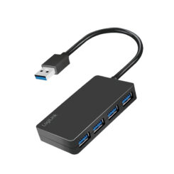 LogiLink UA0396 interface hub USB 3.2 Gen 1 (3.1 Gen 1) Type-A 5000 Mbit/s Zwart - Afbeelding 2
