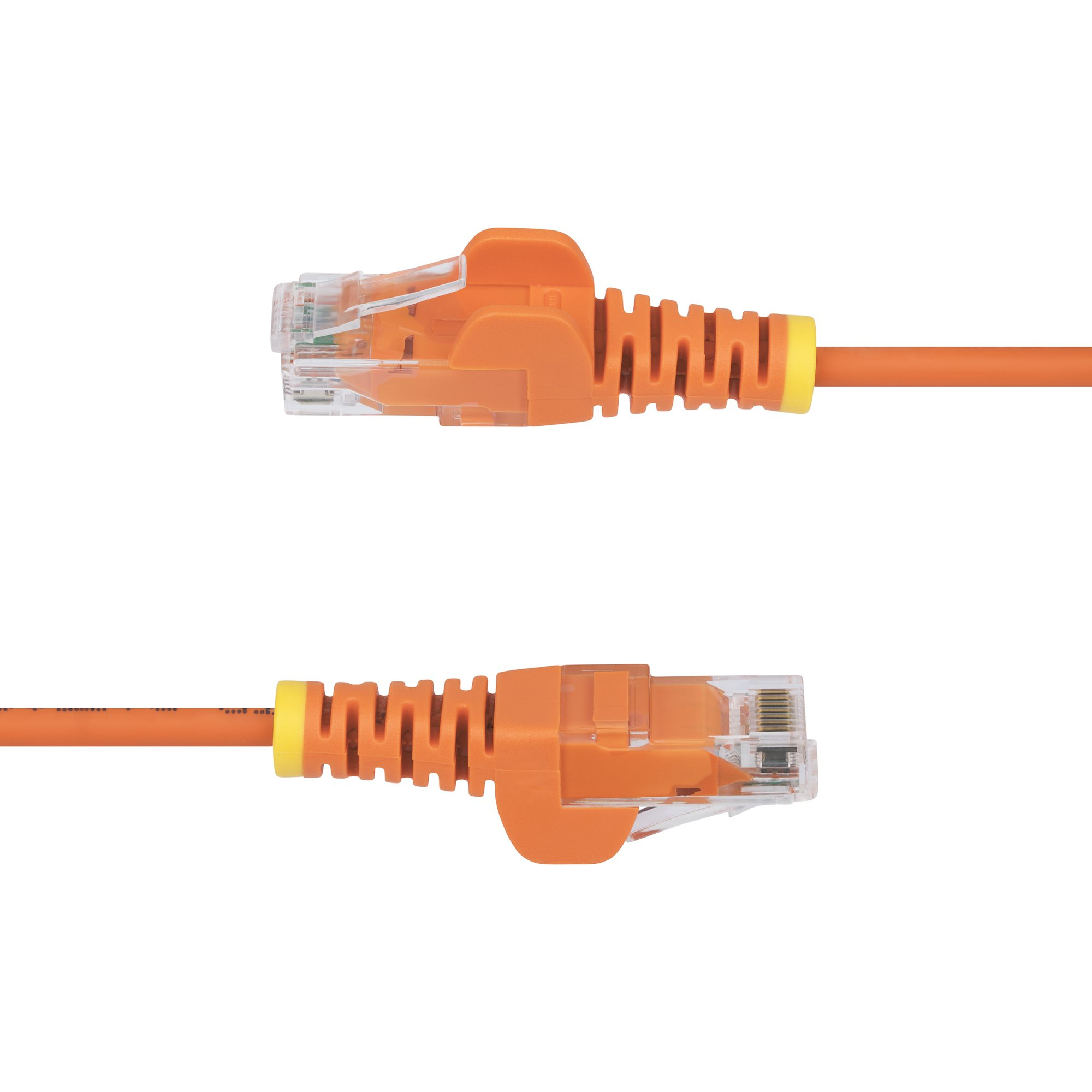 StarTech.com 10m Dunne CAT6 Ethernet Kabel, Oranje, Snagless, 100W PoE, UTP, LSZH, 28AWG Pure Koperdraad, Slim RJ45 Netwerk Patchkabel met Trekontlasting, Fluke Getest - Afbeelding 4