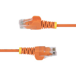 StarTech.com 5m Dunne CAT6 Ethernet Kabel, Oranje, Snagless, 100W PoE, UTP, LSZH, 28AWG Pure Koperdraad, Slim RJ45 Netwerk Patchkabel met Trekontlasting, Fluke Getest - Afbeelding 4