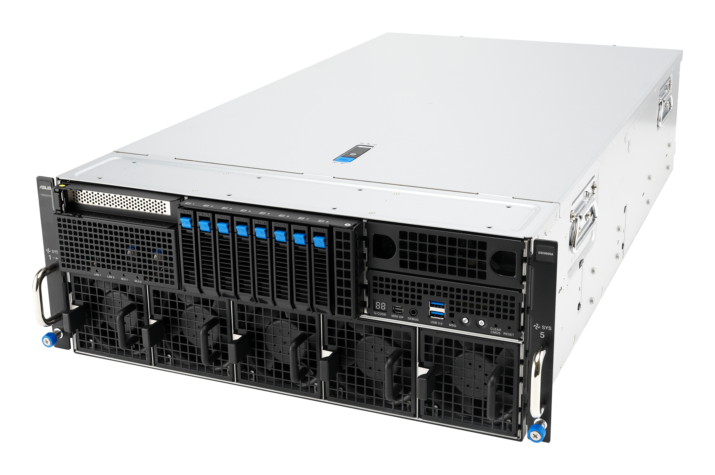 ASUS ESC8000A-E13 LGA 6096 Rack (4U) Zilver