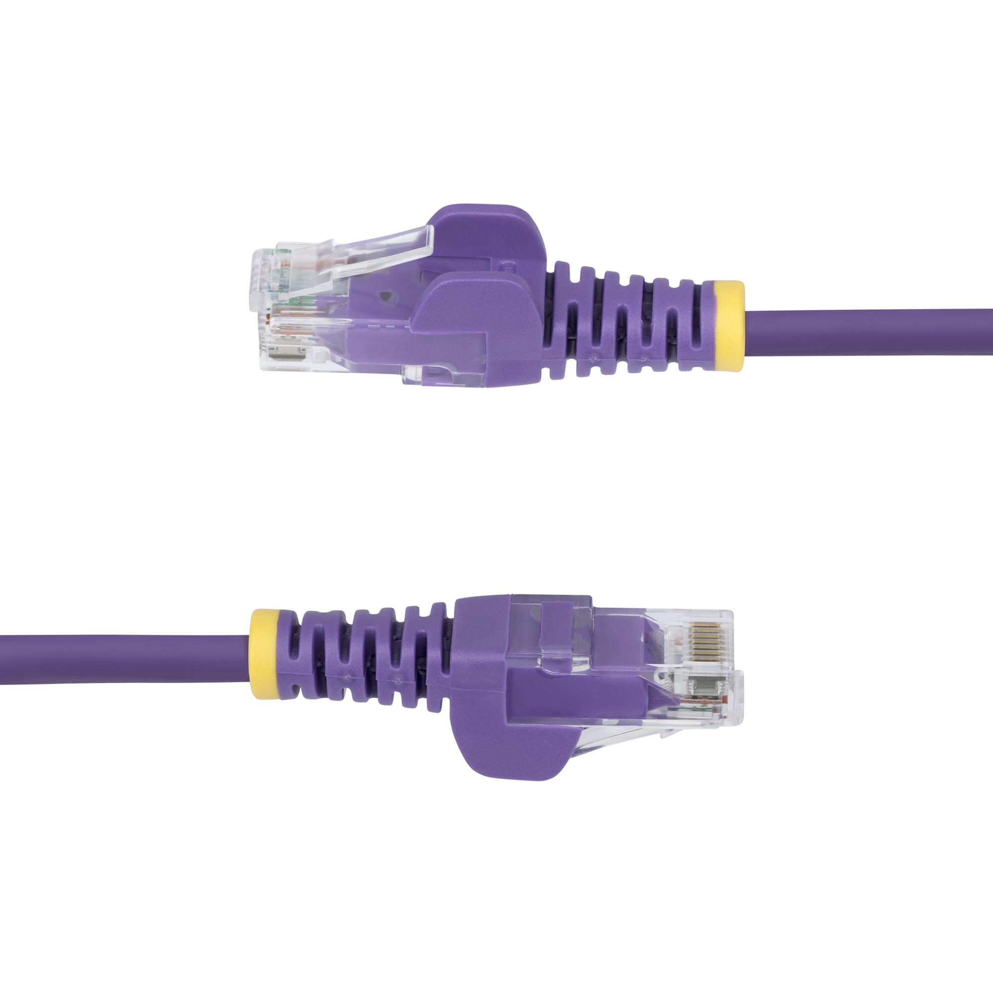 StarTech.com 2,5m Dunne CAT6 Ethernet Kabel, Paars, Snagless, 100W PoE, UTP, LSZH, 28AWG Pure Koperdraad, Slim RJ45 Netwerk Patchkabel met Trekontlasting, Fluke Getest - Afbeelding 4
