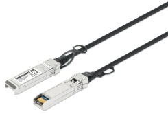 Intellinet 508391 InfiniBand en Glasvezelkabel 1 m SFP+ Zwart, Zilver - Afbeelding 2