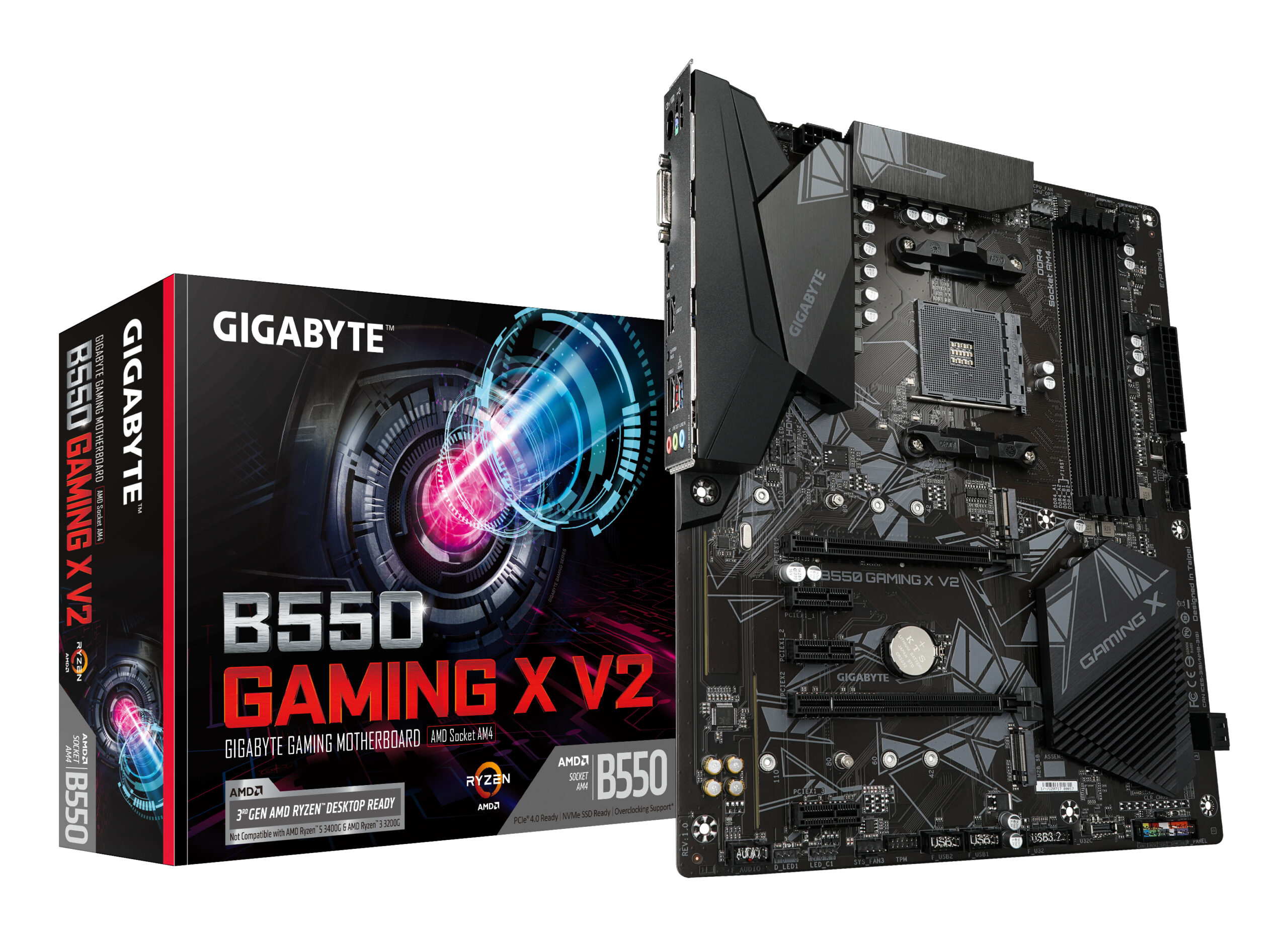 GIGABYTE B550 Gaming X V2 AMD B550 Socket AM4 ATX - Afbeelding 2