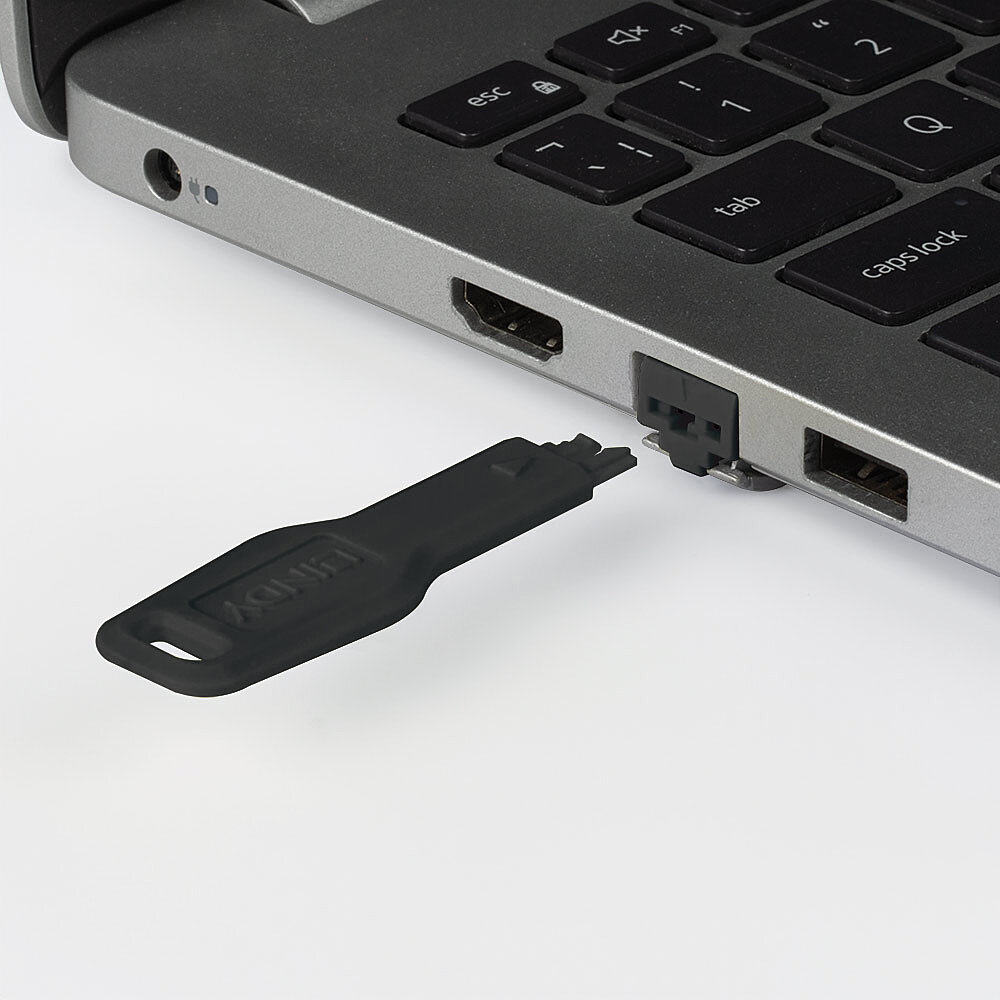 Lindy 47890 poortblokker Poortblokkeersleutel RJ-45 Zwart Acrylonitrielbutadieenstyreen (ABS) - Afbeelding 3