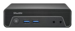 Shuttle Nano PC NE10N, Intel N 100, 1x HDMI, 1x DP, 6x USB, 1x LAN, ventilatorloos, 24/7 permanent gebruik, incl. VESA