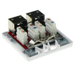 ACT Modulair opbouwdoos shielded 2-voudig CAT6A - Afbeelding 6