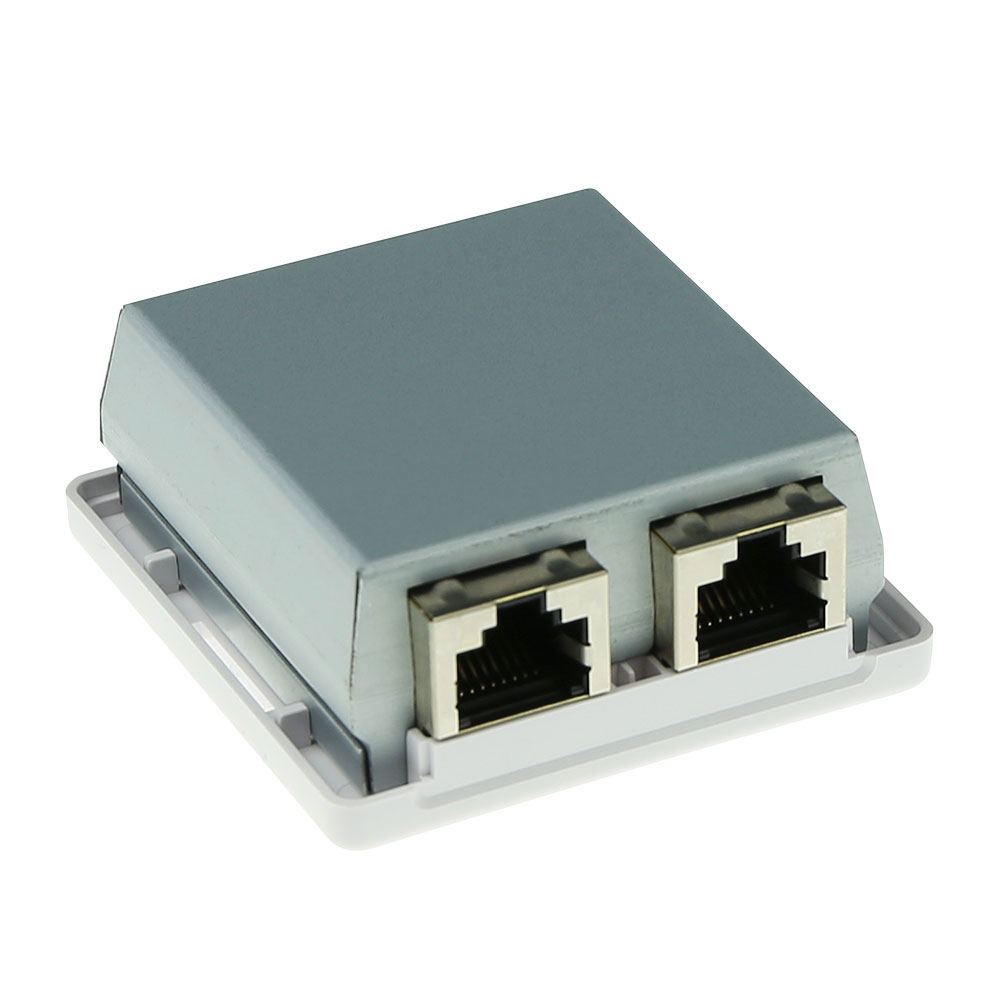 ACT Modulair opbouwdoos shielded 2-voudig CAT6A - Afbeelding 4