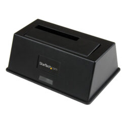 StarTech.com Single Bay USB 3.0 naar SATA Hard Drive Docking Station, USB 3.0 (5 Gbps) Hard Drive Dock, Externe 2.5/3.5" SATA I/II/III HDD/SSD Docking Station, Top-Loading Hard Drive Bay