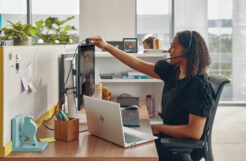 HP Poly Blackwire 3220 Stereo USB-C Headset + USB-C/A adapter