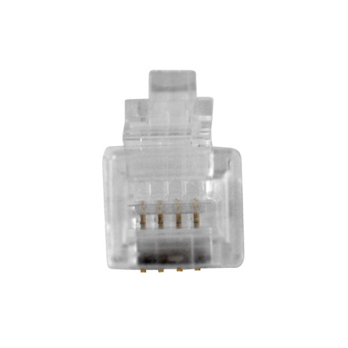 ACT RJ10 (4P/4C) modulaire connector voor platte kabel - Afbeelding 2