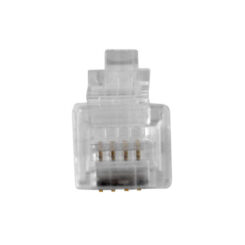 ACT RJ10 (4P/4C) modulaire connector voor platte kabel