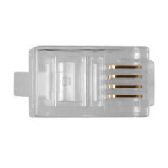 ACT RJ10 (4P/4C) modulaire connector voor platte kabel - Afbeelding 3