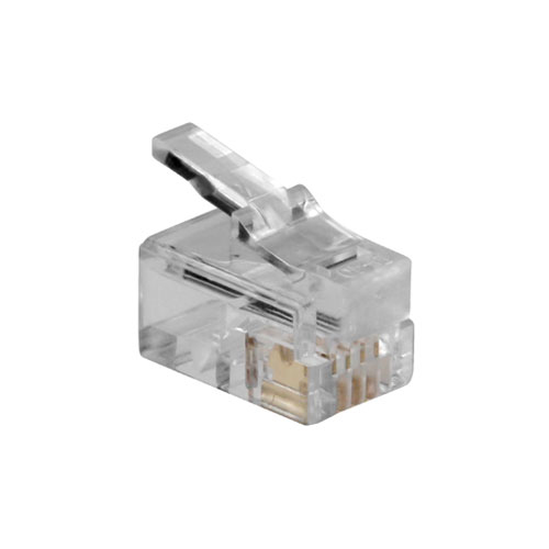 ACT RJ10 (4P/4C) modulaire connector voor platte kabel - Afbeelding 5