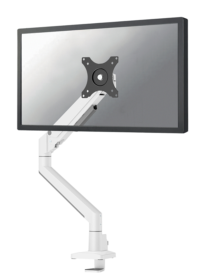 Neomounts DS70-250WH1 Monitorarm 17-35" - gasveer - Topfix - 180°-stop