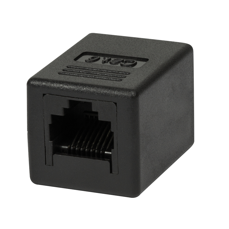 LogiLink NP0034A tussenstuk voor kabels RJ-45 Zwart - Afbeelding 3