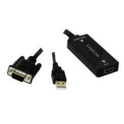LogiLink CV0060 video kabel adapter Zwart - Afbeelding 2