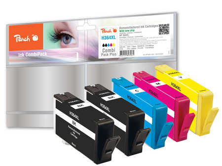 Peach 316405 inktcartridge 5 stuk(s) Zwart, Cyaan, Magenta, Geel - Afbeelding 3
