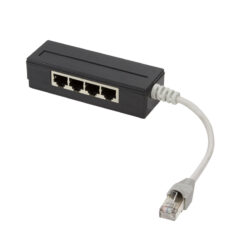 LogiLink MP0032 network splitter Zwart