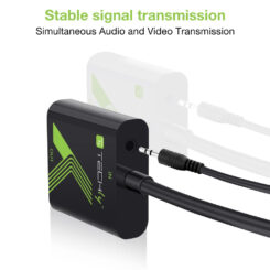 Techly HDMI - VGA+3.5mm M/F 0,15 m Zwart - Afbeelding 6